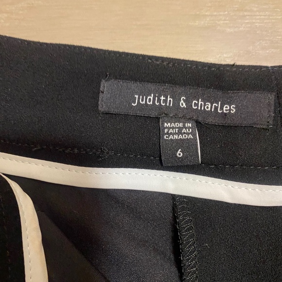 JUDITH & CHARLES black dress pants, size 6 - Picture 5 of 7